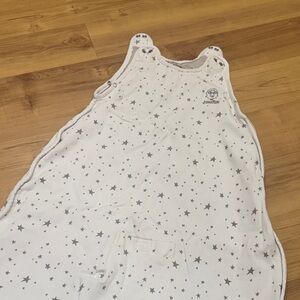Cozy White Starry Sleep Sack for Kids